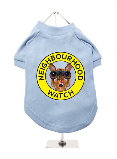 Urban Pup UrbanPup Neighbourhood Watch T-shirt lichtblauw 35 cm