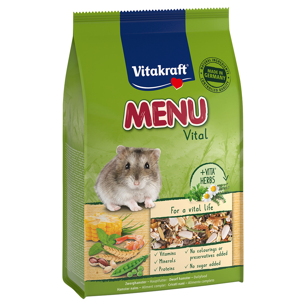 Vitakraft 400g  Menu Vital Dwerghamster Klein Dierenvoer