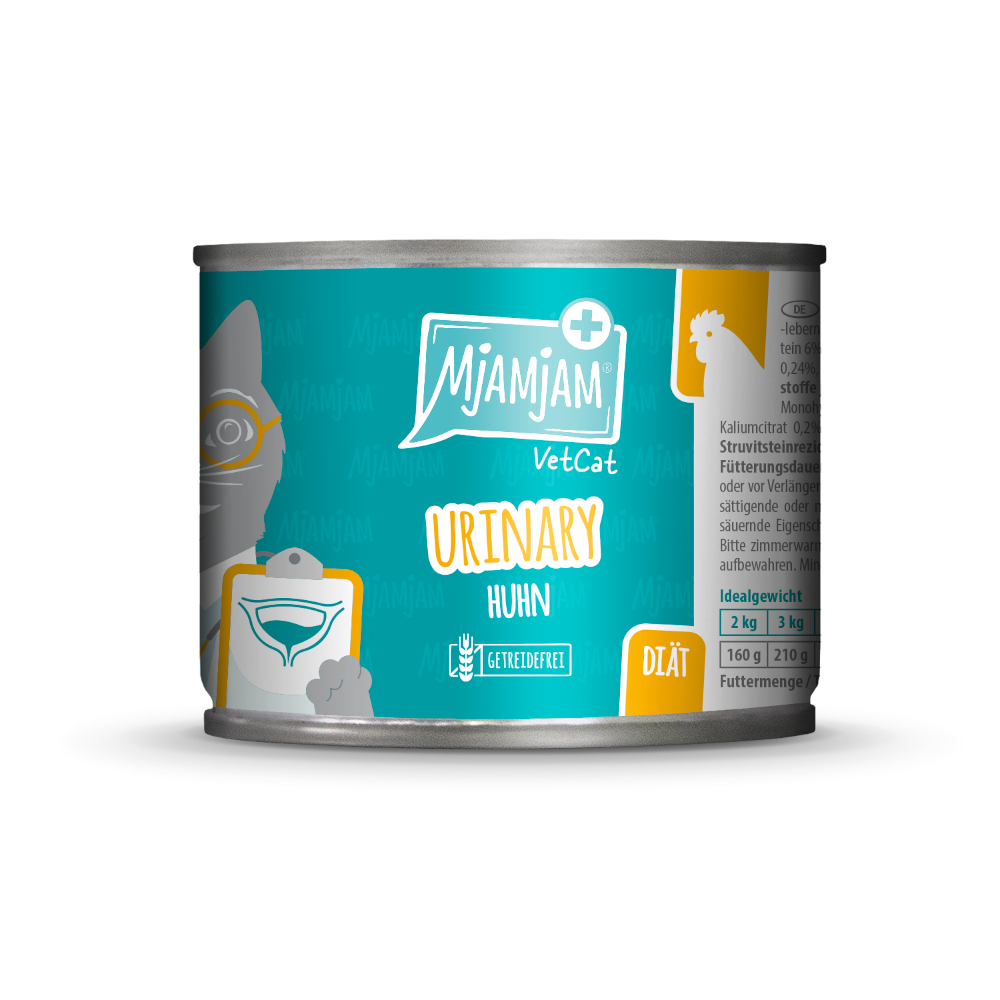 MjAMjAM 6x 200g  VetCat Urinary natvoer voor katten