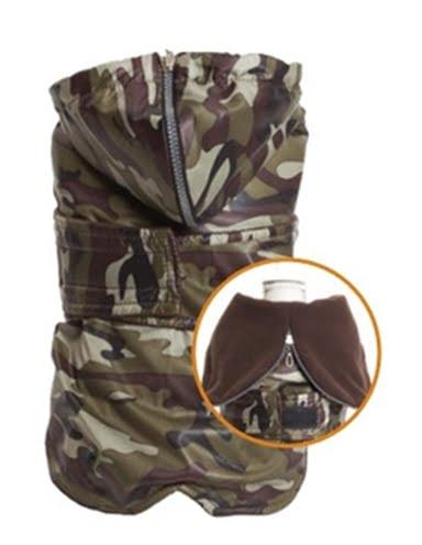 CROCI hondenjas teckel military camouflage bruin (34 CM)