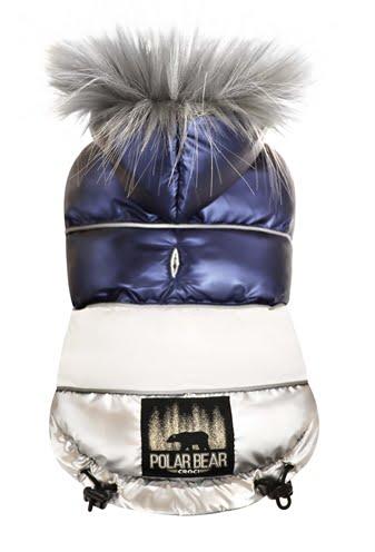 CROCI hondenjas padded polar bear blauw (30 CM)