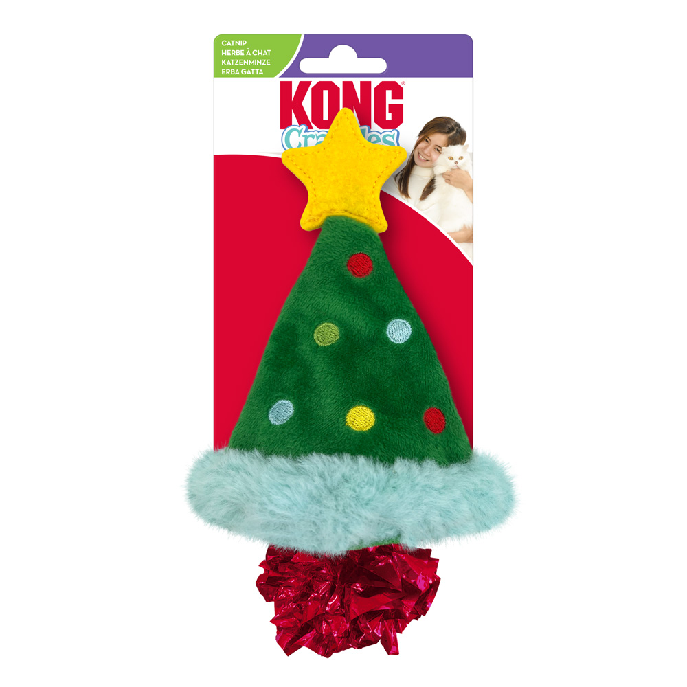 Kong Holiday Crackles Christmas Tree Katze