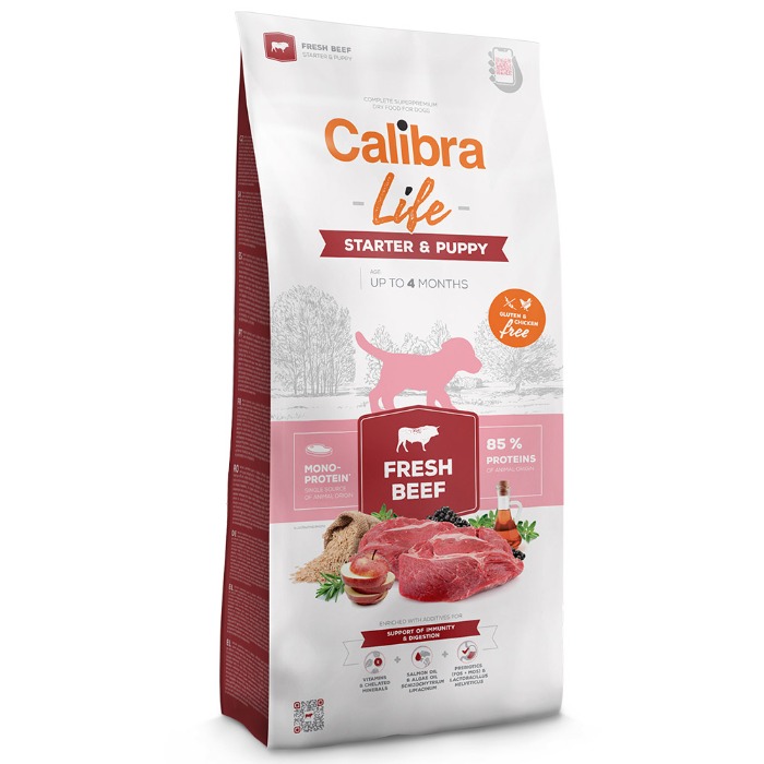 Calibra Life Dog Puppy Fresh Beef 12 kg