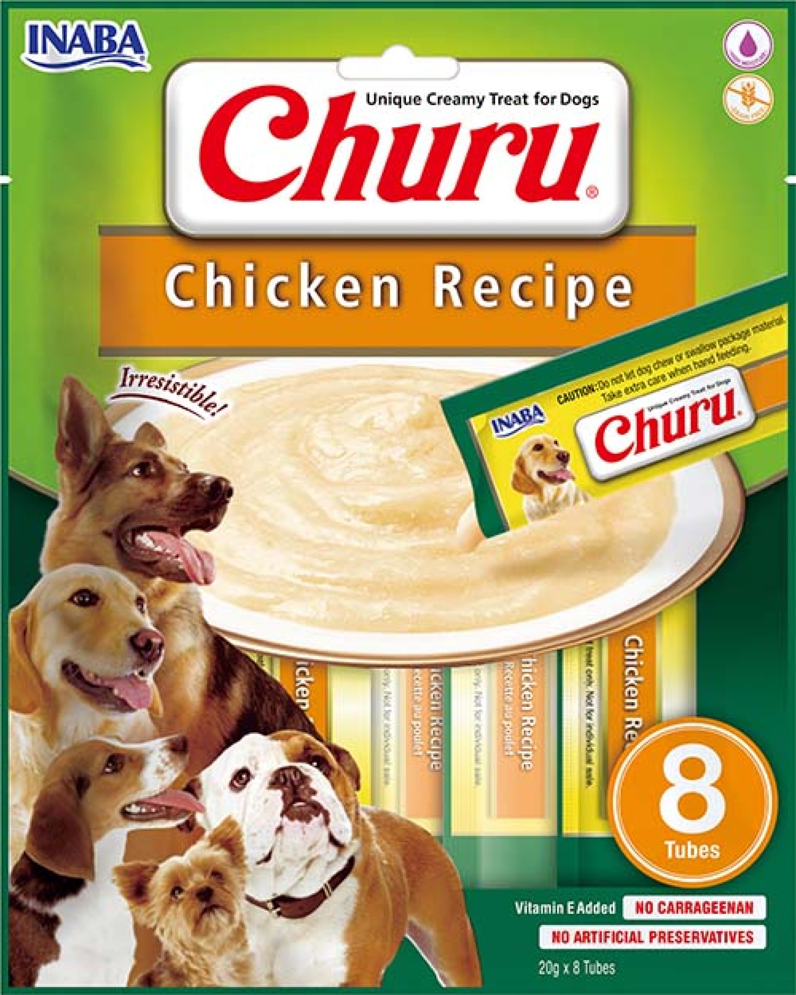 Inaba Churu puree hond Kip 8 stuks