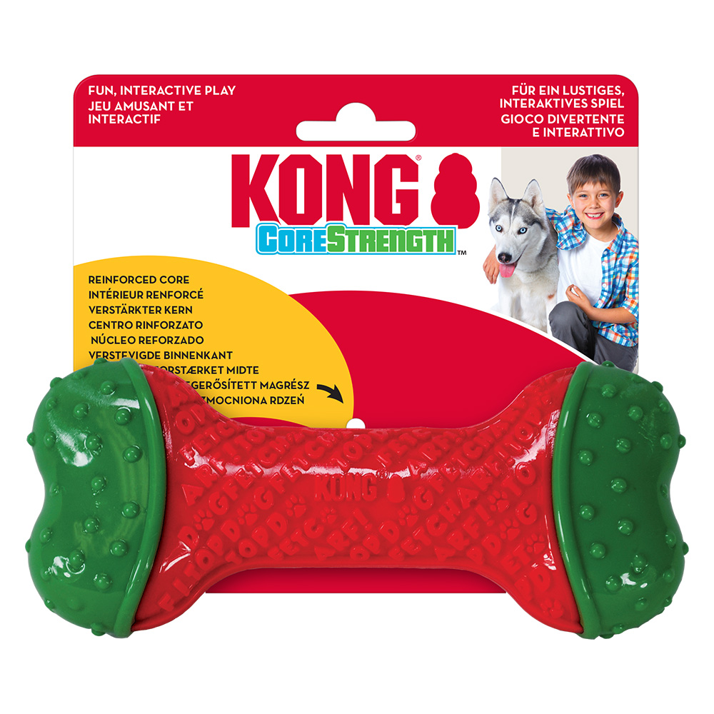 Kong Holiday CoreStrength Bot S/M: 13,9x6,3cm hond