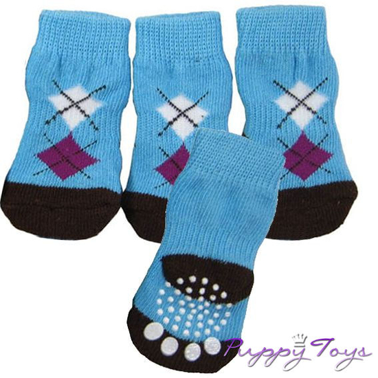 Urban Pup Dog Socks Benton Blue S