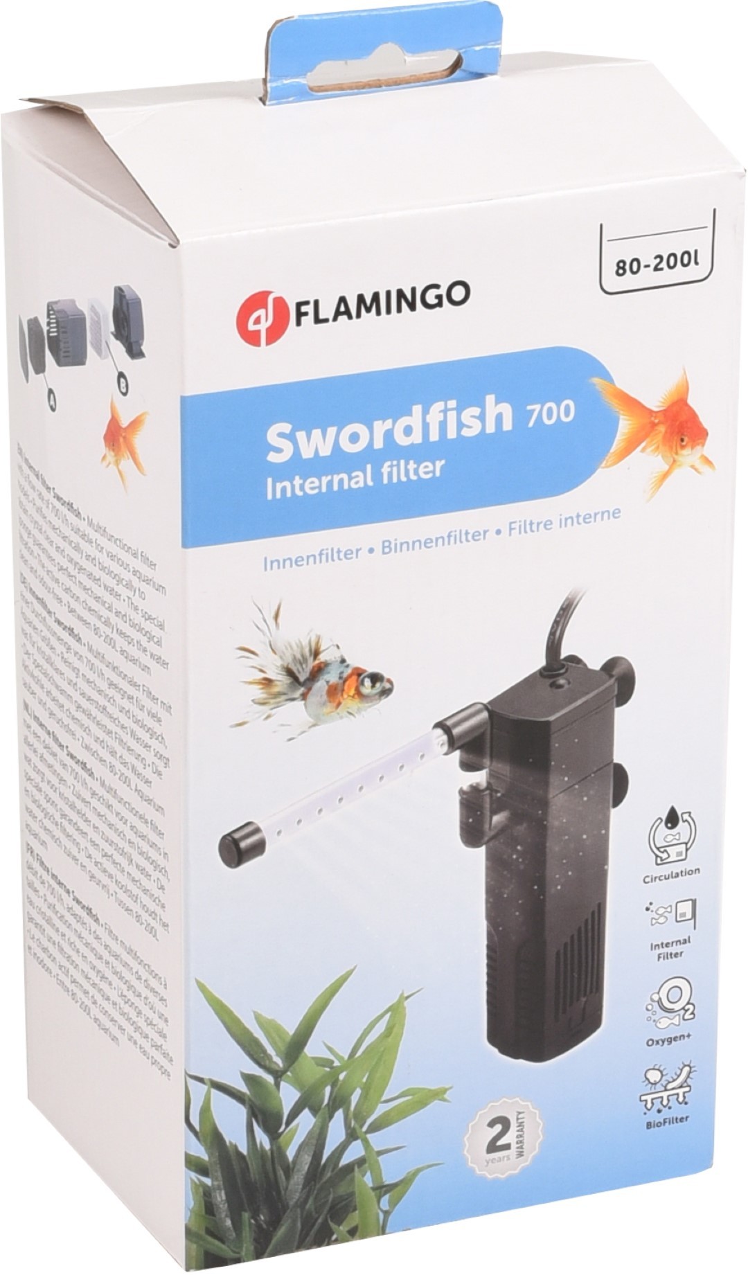 Flamingo Binnenfilter swordfish 700 - 