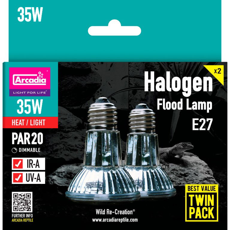 Aquadistri Arcadia halogen basking spot e27 100 watt - 