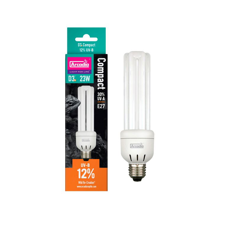 Aquadistri Arcadia  d3 compact lamp 12% uvb 23 watt - 