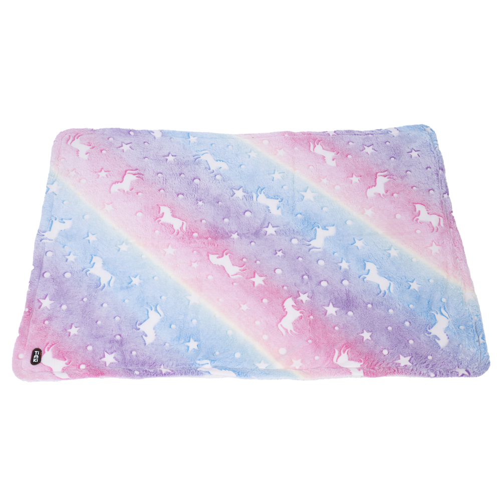 TIAKI knuffeldoek Glowing Unicorns 100x70cm hond