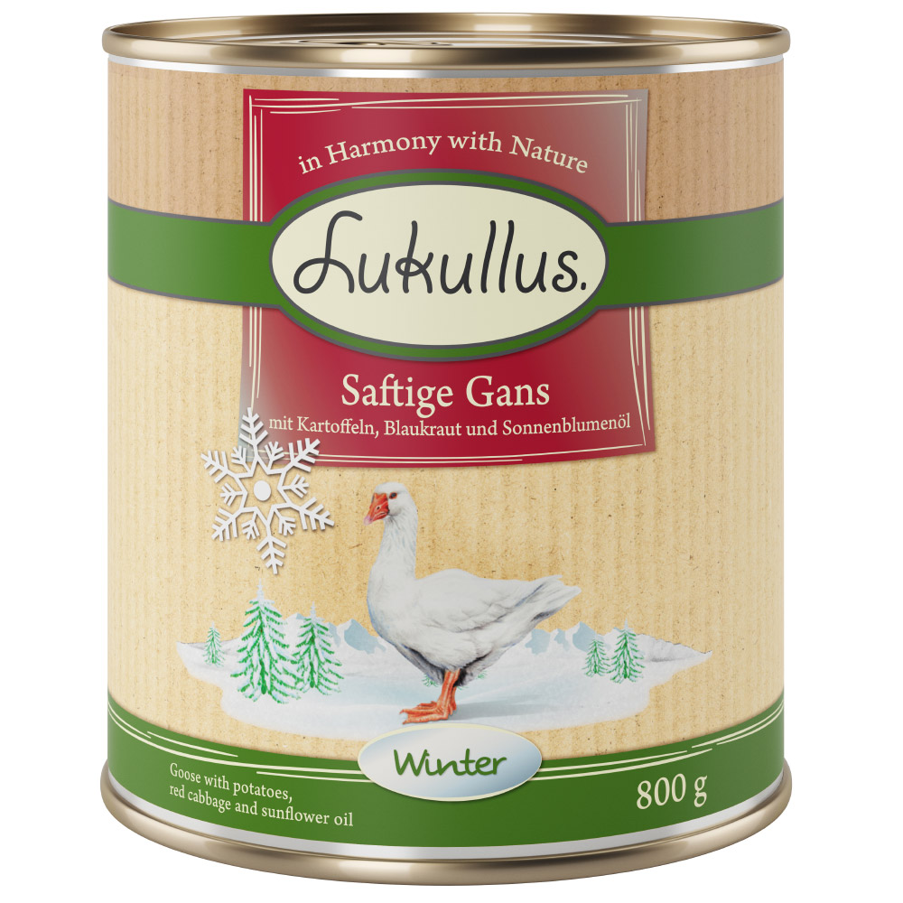 Lukullus Winter-Menu: Sappige Gans - 6 x 800 g