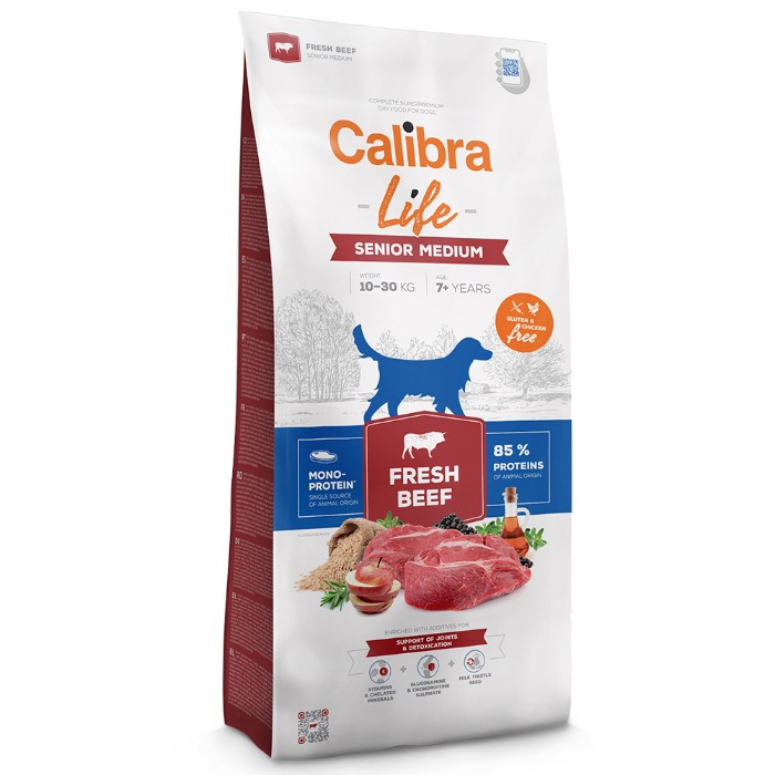 Calibra Life Dog Senior Medium Breed Fresh Beef 2,5 kg