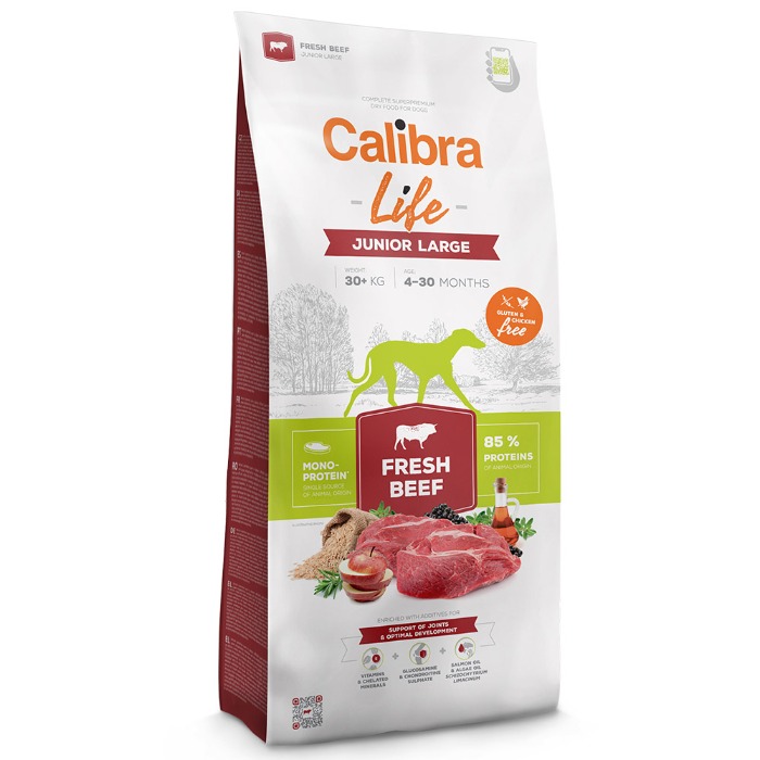 Calibra Life Dog Junior Large Breed Fresh Beef 2,5 kg