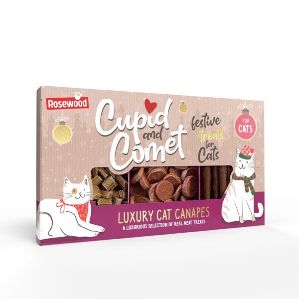 Rosewood Cupid&Comet Canapés kattensnacks 120gr