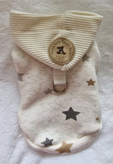 Merkloos Hondentrui Hoodie Little Star 22 cm