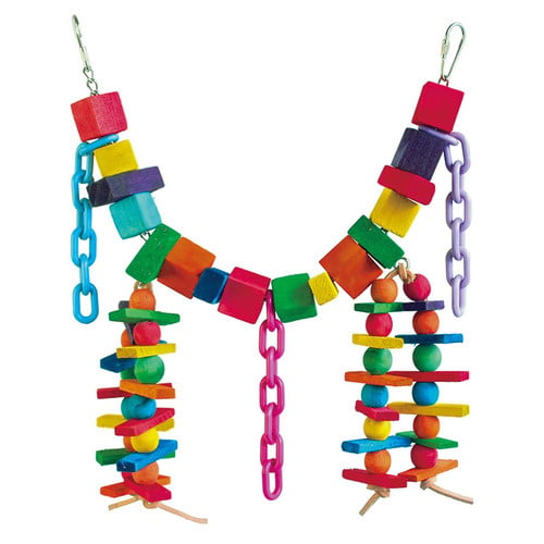 Keddoc Vogelspeelgoed Color Chain 47x21x10CM