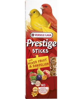 Versele-Laga Prestige Sticks Kanaries 60 Gram Gemengd Fruit & Paardenbloem