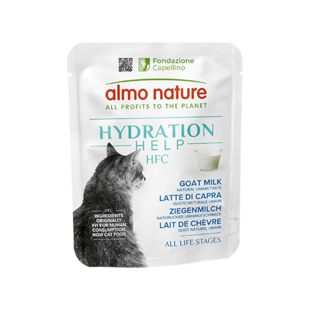 Almo Nature HFC 6x50g  Hydration Help geitenmelk natvoer voor katten