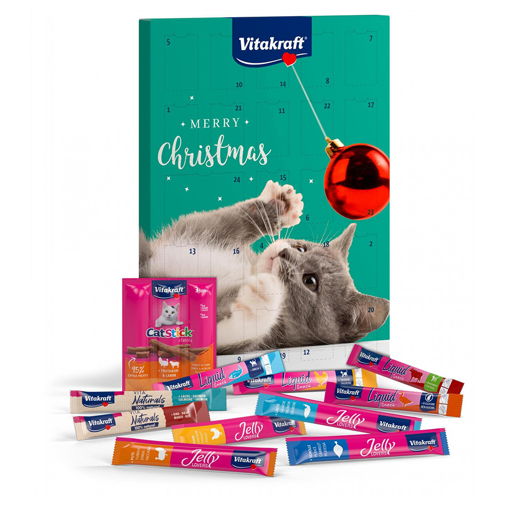 Vitakraft 1 Stuk  Adventskalender Kat Snacks