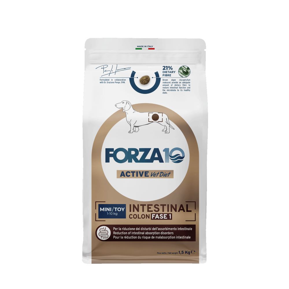 Forza10 Active Line Dog 1.5kg Forza10 Active Vet Diet Mini/Toy Intestinal Colon Fase 1 droog hondenvoer