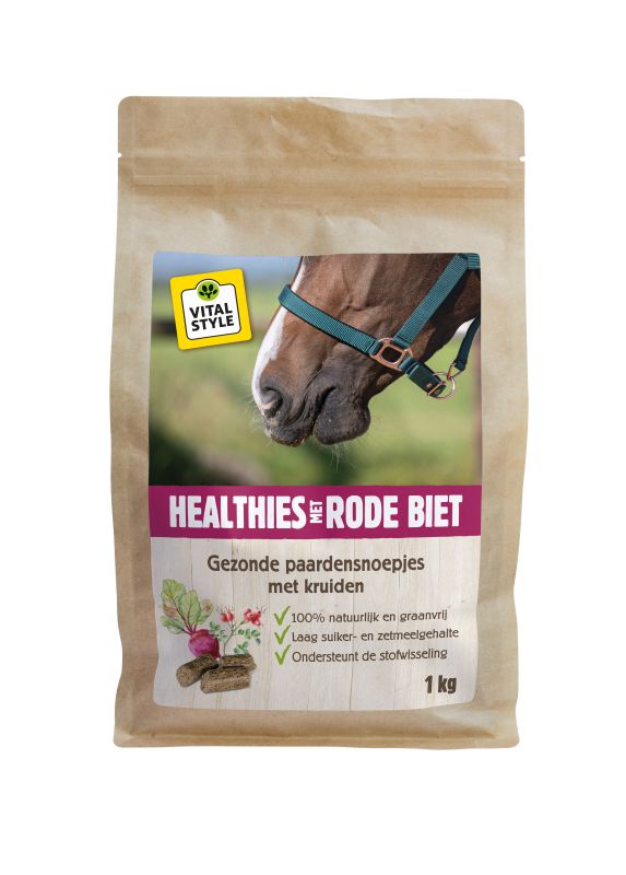 VITALstyle Healthies - Paardensnoepjes - Rode Biet