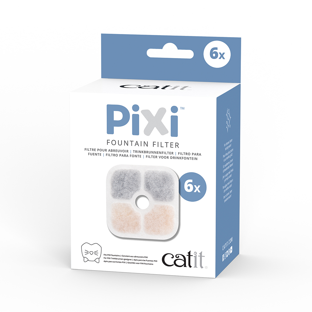 Catit PIXI Filter for Drinking Fountain (6-Pack)