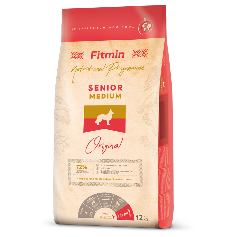 Fitmin Programma Medium Senior - Dubbelpak: 2 x 12 kg