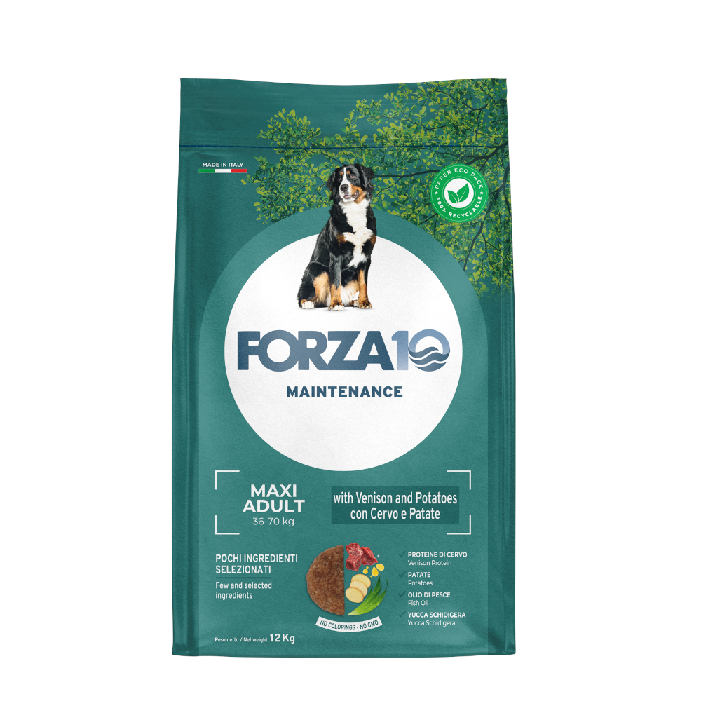 Forza10 Maintenance Dog 12kg Forza10 Maintenance Maxi met Wild & Aardappel hondenvoer droog