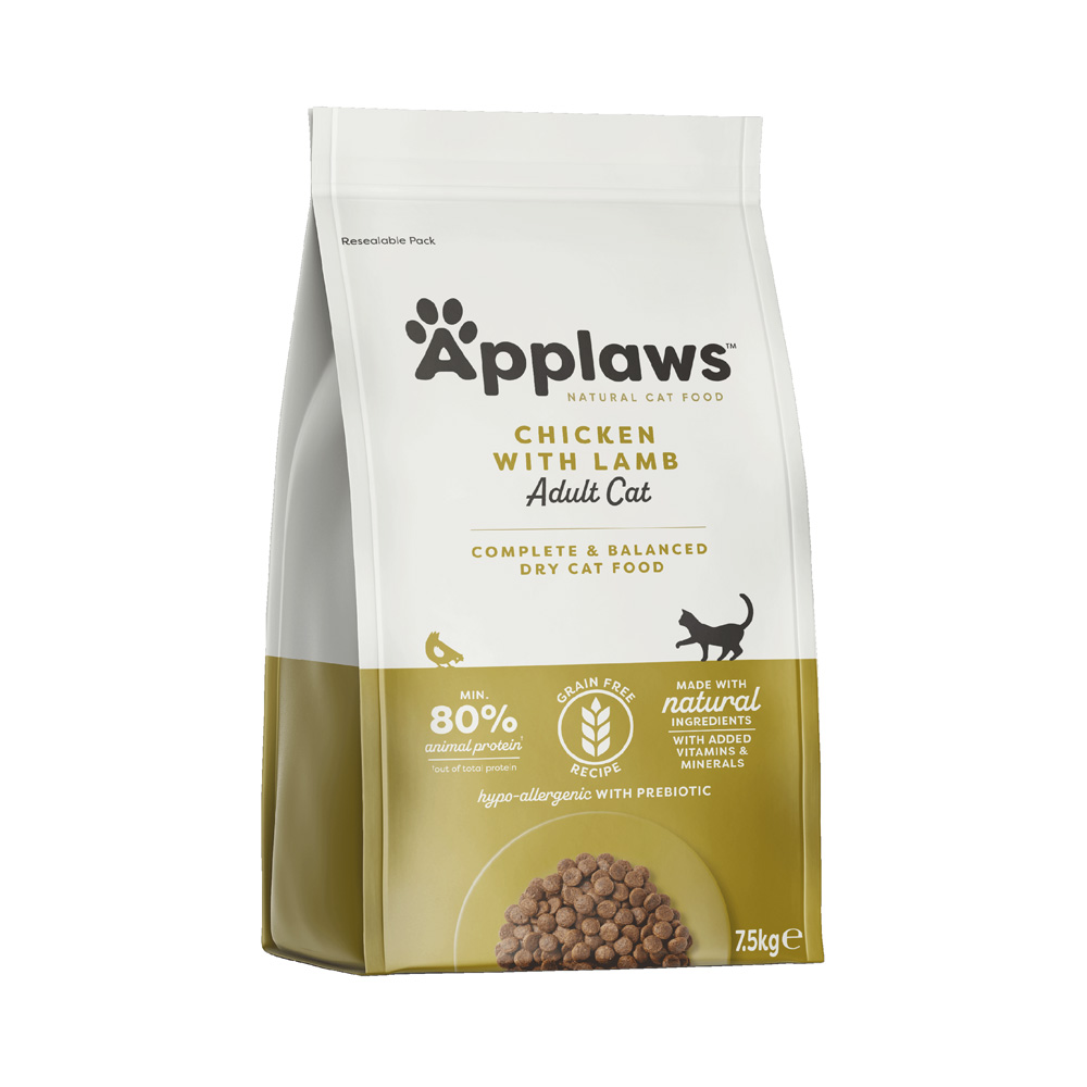 Applaws 7,5kg Adult Kip met Lam  Kattenvoer