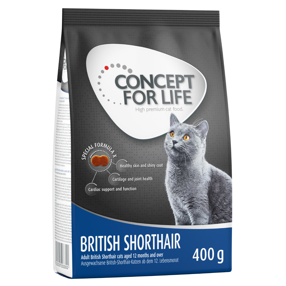 Concept for Life 400g British Shorthair Adult  Kattenvoer