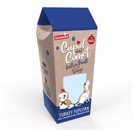 Cupid & Comet Turkey Popcorn Met Peperkoek En Kaneelsmaak 30 gr