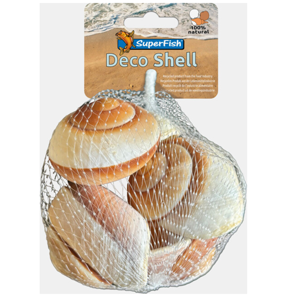 SuperFish Deco Schelp Spiraal Gestreept 200 Gram