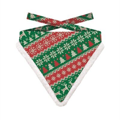 Plenty Gifts Kerst Bandana Kerstpatroon Mix 12-16 CM 14X18 CM