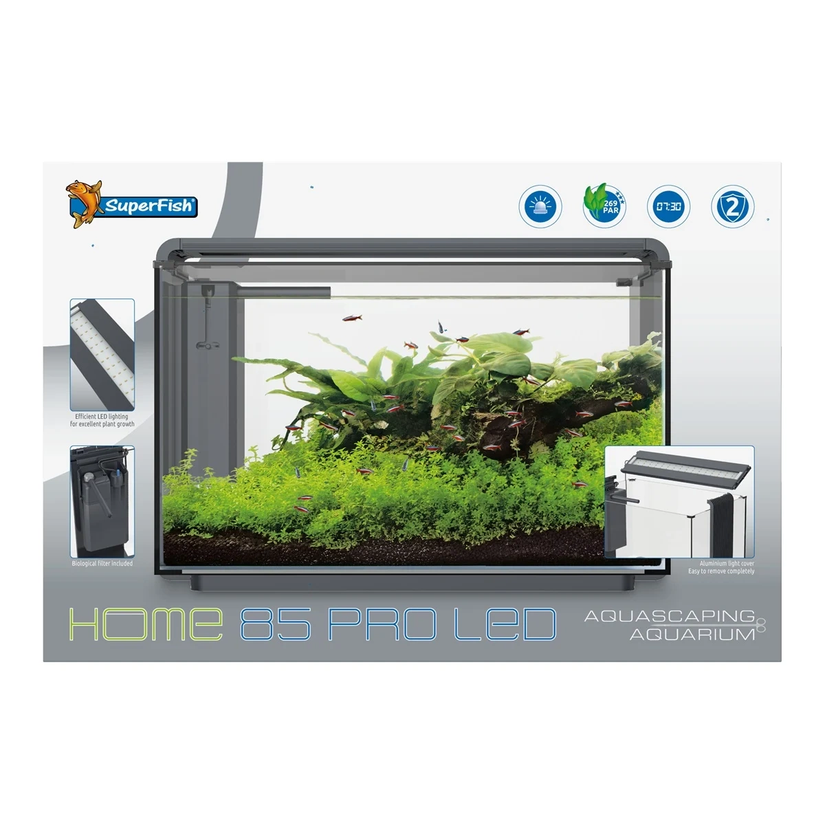 SuperFish Home ProLED 85 Aquarium Wit