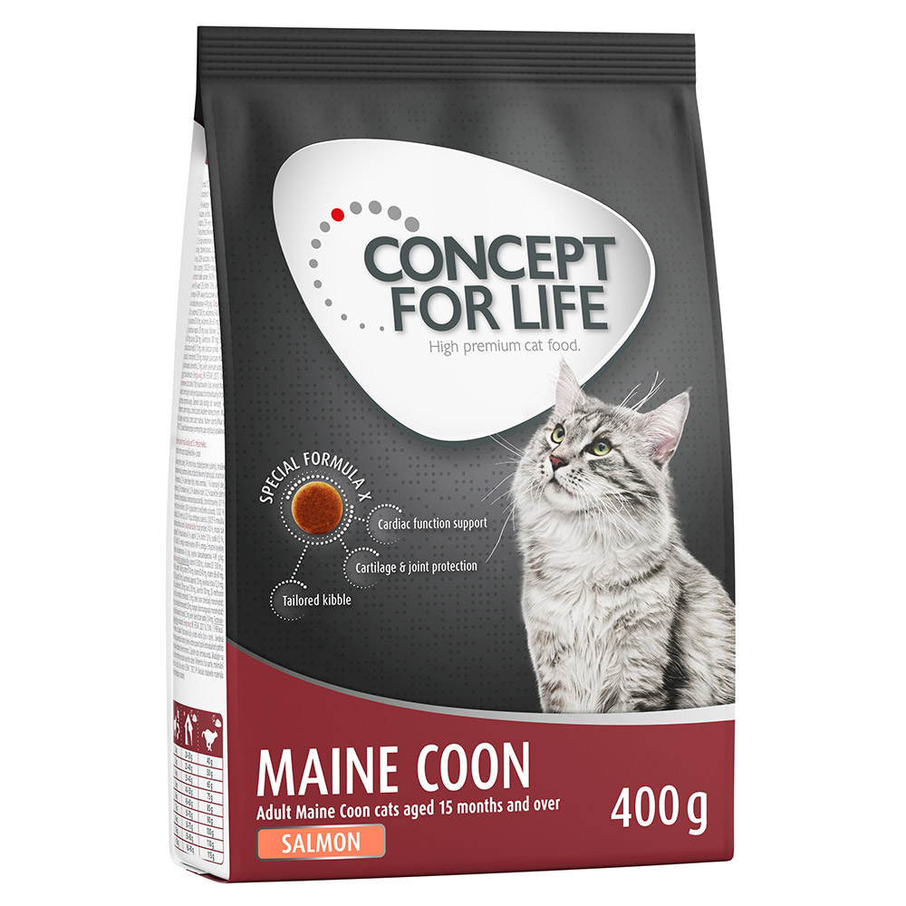 Concept for Life 400g Maine Coon Adult Zalm  Kattenvoer Graanvrij