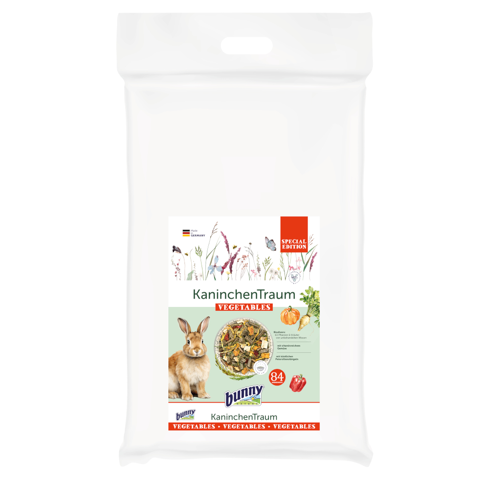 BunnyNature 4kg bunny KonijnDroom Special Edition Groenten konijnenvoer