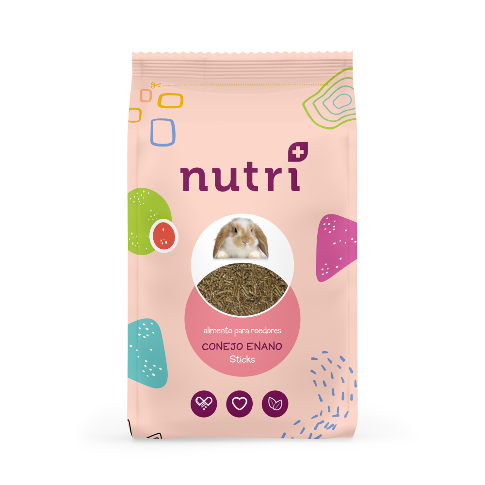 Nutri+ 4kg  Dwerg Konijn Sticks