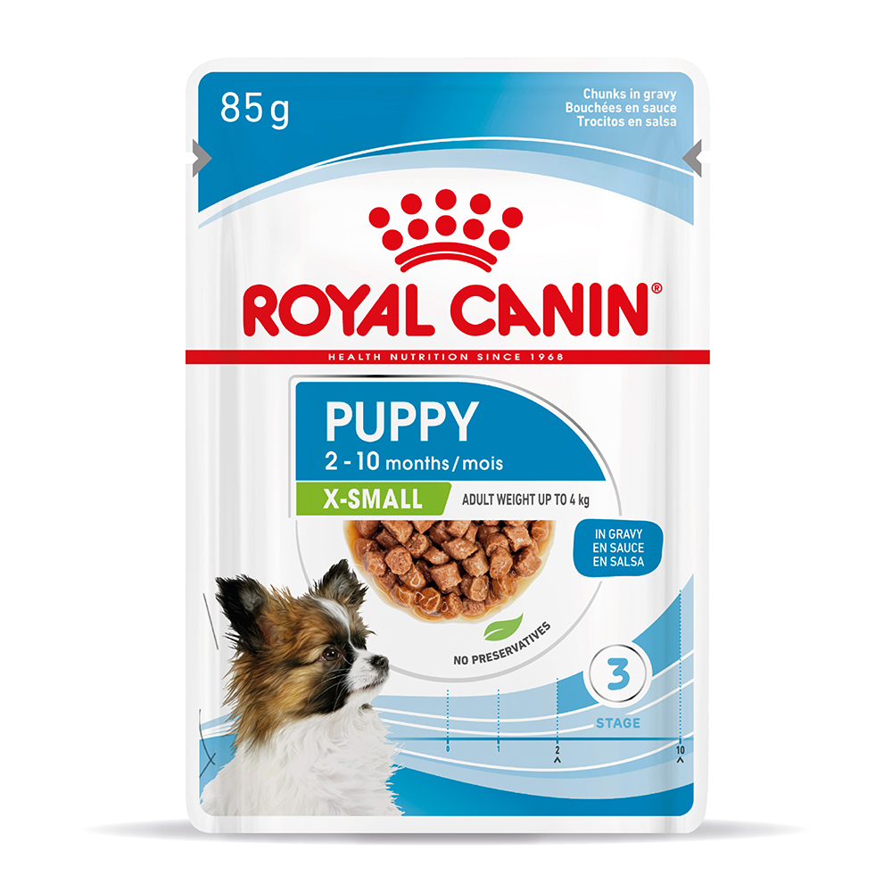 Royal Canin Care Nutrition 12x85g Royal Canin X-Small Puppy natvoer voor honden