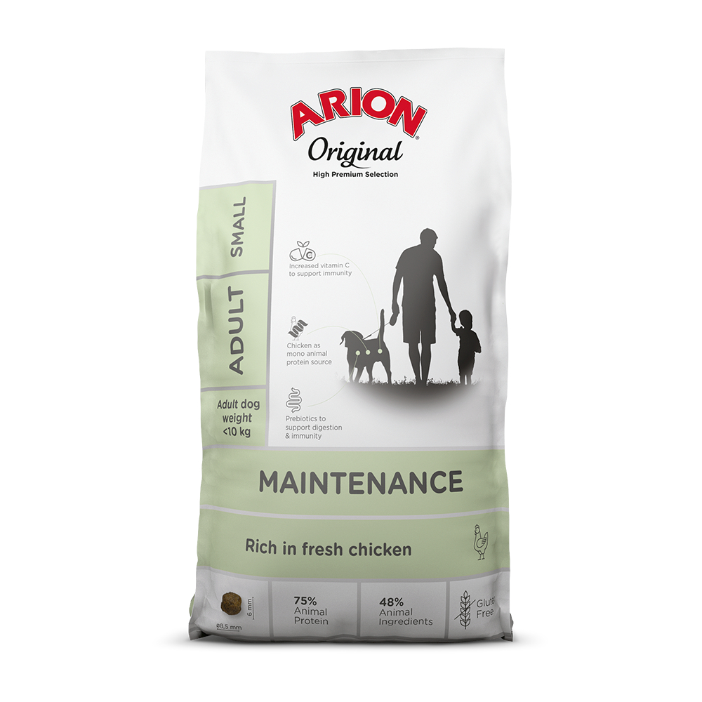 Arion 7kg  Original Maintenance Small Breed Kip hondenvoer droog