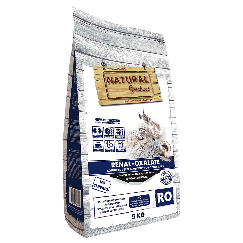 Natural Greatness Dubbelpak: 2x5kg  Diet Vet Renal droog kattenvoer