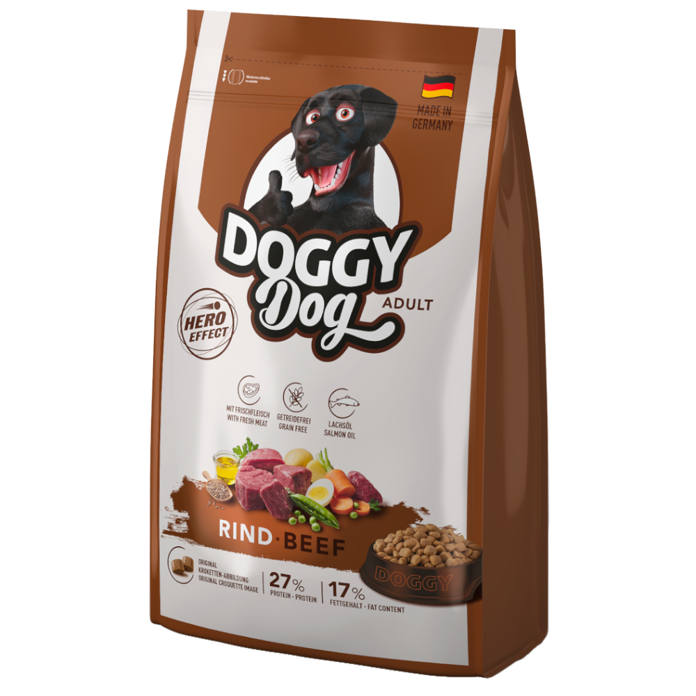 Doggy Dog 1kg  Adult Rund droogvoer voor honden