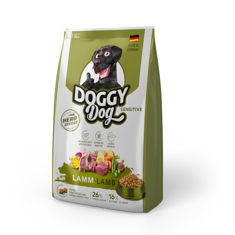 Doggy Dog 10kg  Sensitive met lam droogvoer voor honden