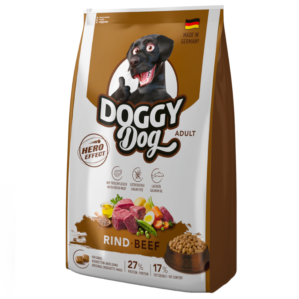 Doggy Dog 10kg  Adult Rund droogvoer voor honden