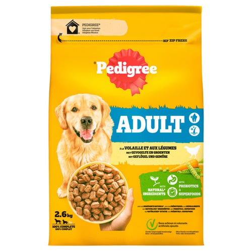 Pedigree Adult  Hondenvoer Kip 2,6 kg