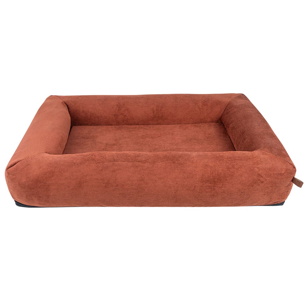 Alsa-brand Hondenbed Cosy Cord, terracotta bruin