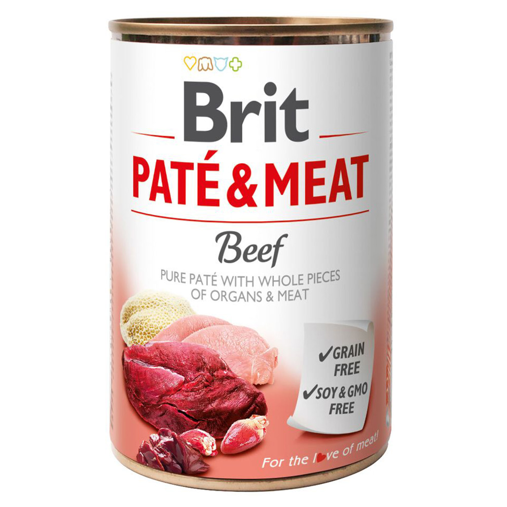 Brit Care Brit Paté & Meat  - Rund (6 x 400 g)