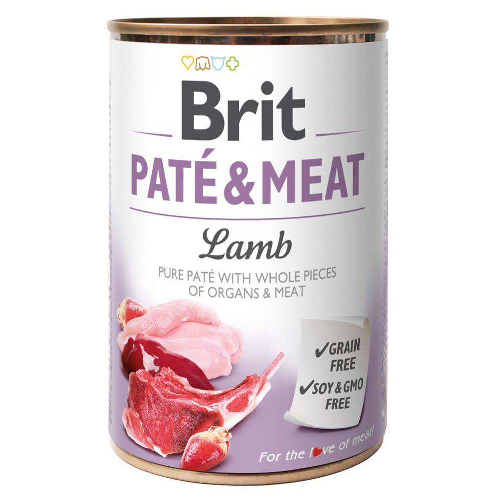 Brit Care Brit Paté & Meat  - Lam (6 x 400 g)