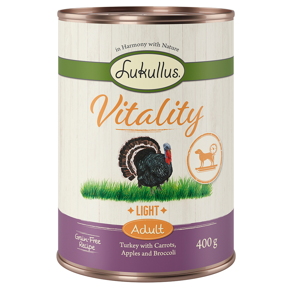 Lukullus 6x800g  Vitality Light Honden Natvoer