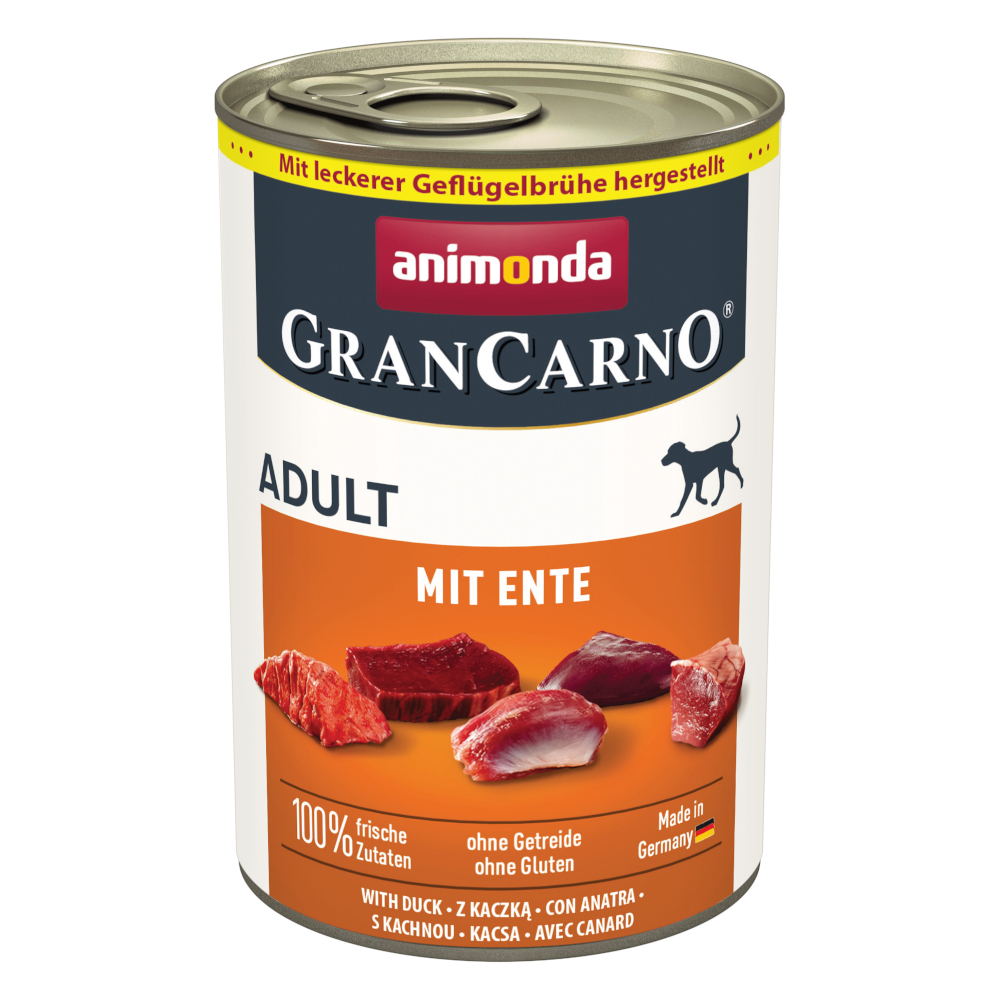 Animonda GranCarno Original Adult 6 x 400 g - met Eend