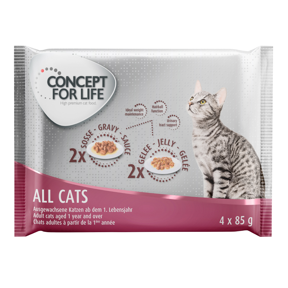 Concept for Life Probeerpakket 4 x 85 g - All Cats